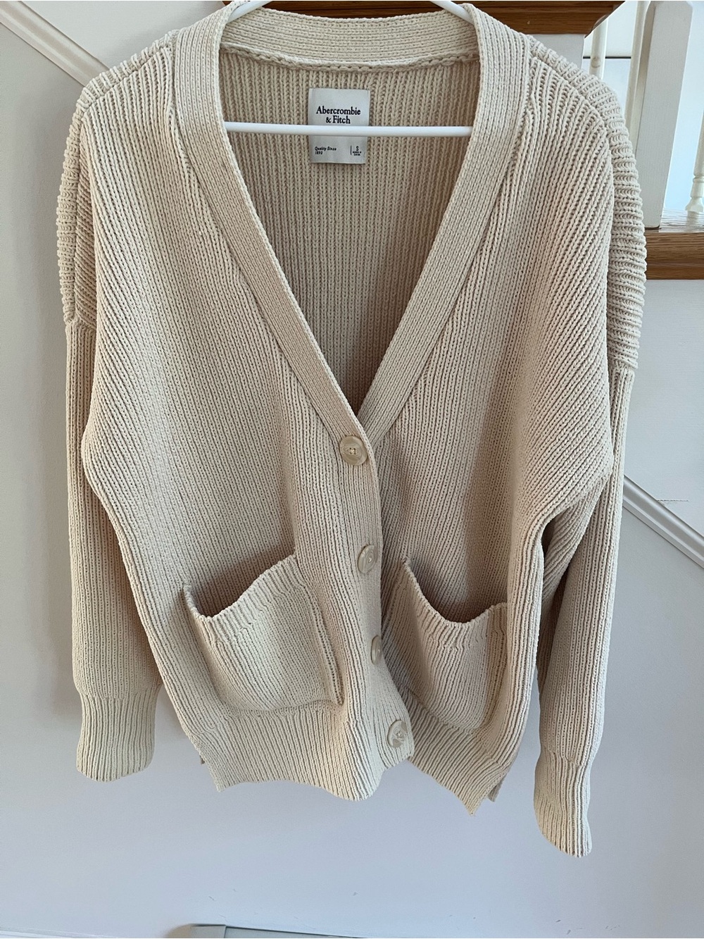 Abercrombie Yellow Cardigan - Picture 3 of 5